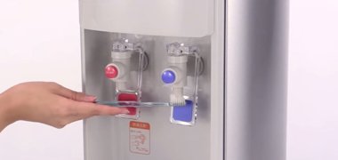 冷水と温水がいつでもすぐに使えます。